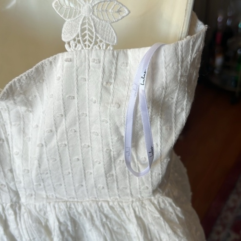 Lulus White Eyelet Ruffled Backless Mini Dress - image 8